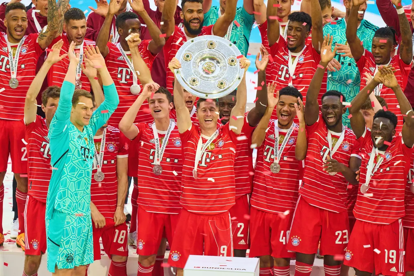 Bayern win their 10th title in-a-row. Image: Alamy