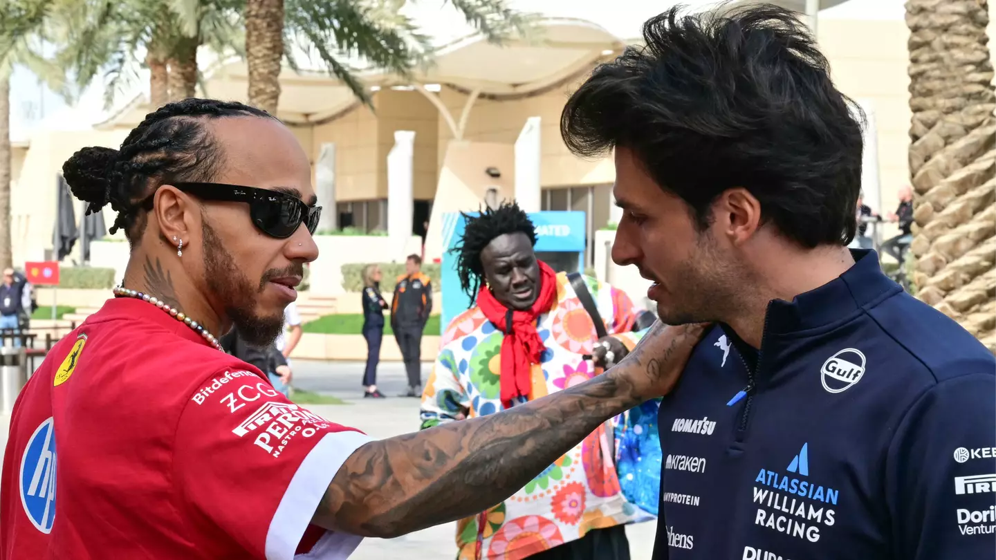 Lewis Hamilton's private conversation with Carlos Sainz about Mercedes exit revealed in new footage