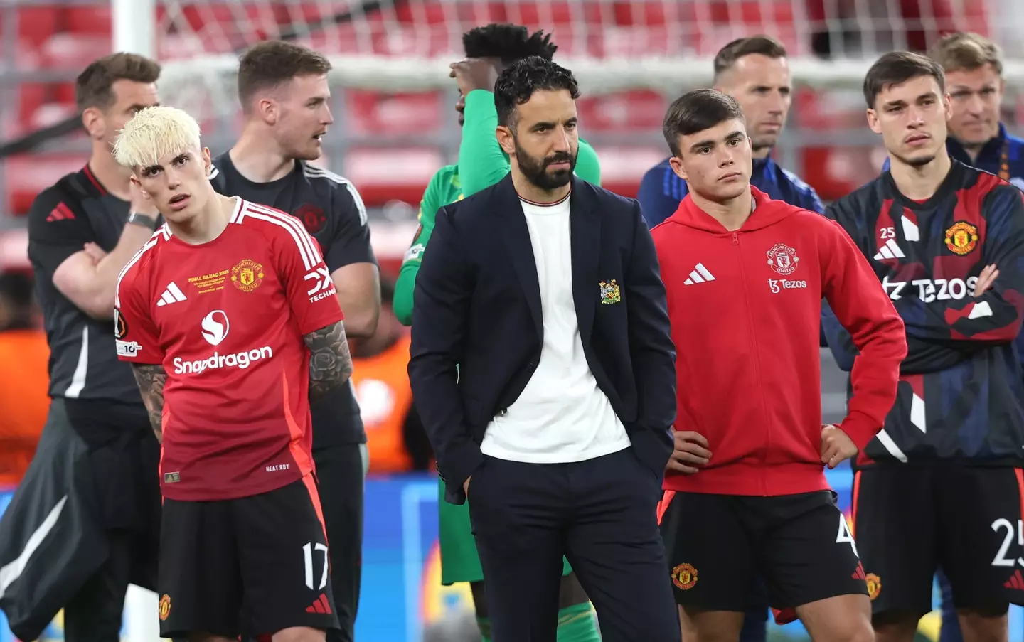 Alejandro Garnacho was told to leave Man United following the Europa League defeat (Image: Getty)