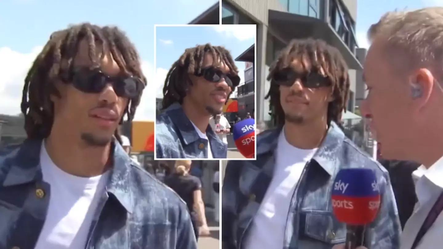 Trent Alexander Arnold’s reaction to being asked about Man City’s potential treble has gone viral