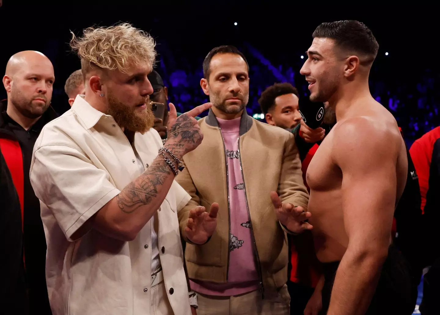 Tommy Fury and Jake Paul will collide at the Diriyah Arena in Riyadh, Saudi Arabia, on Sunday.
