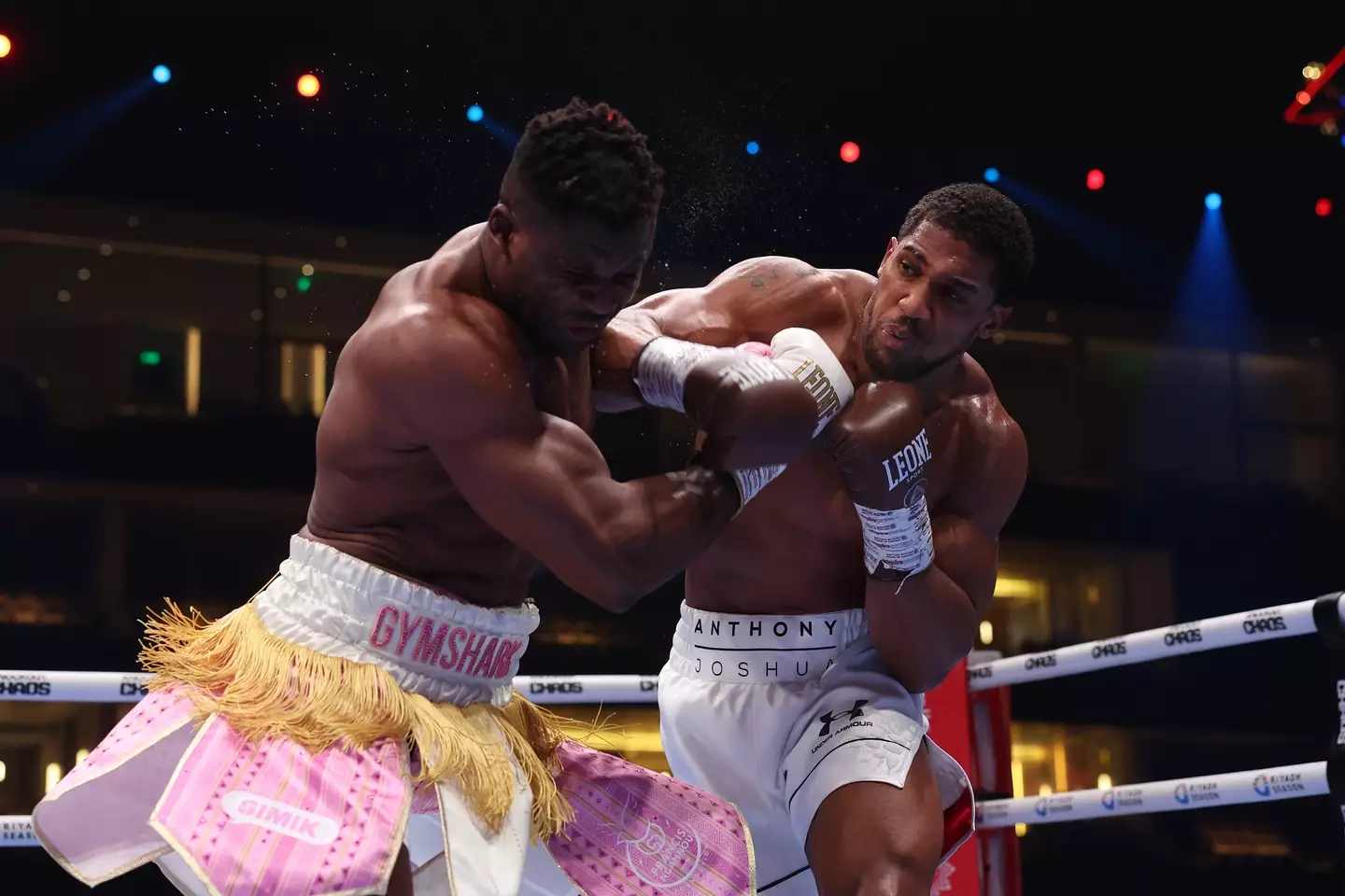 Joshua beat Ngannou within two rounds earlier this month (Getty)