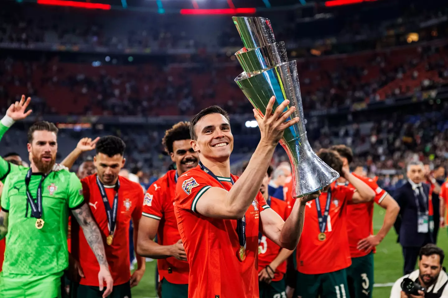 Palhinha was part of Portugal's squad that won the 2025 Nations League. Image credit: Getty