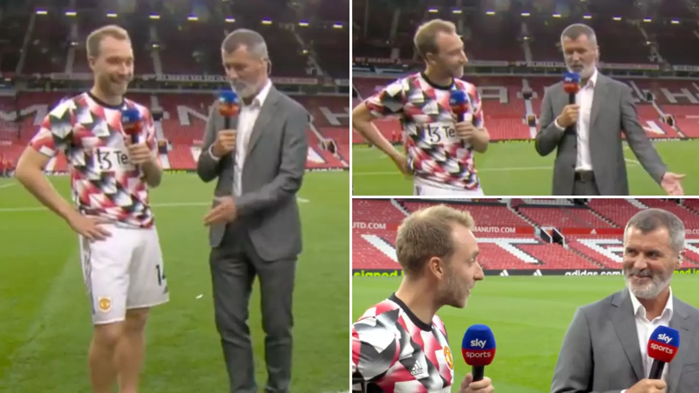 Roy Keane tells Christian Eriksen he's still not forgiven him for moment in 2017, it's great tele