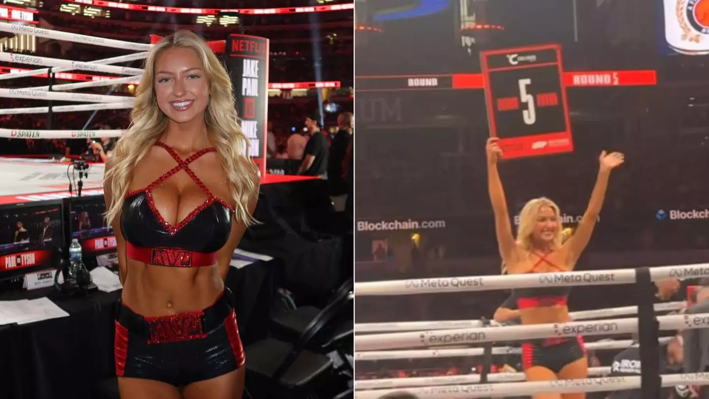 Mike Tyson vs Jake Paul ring girl Sydney Thomas reveals big names in her DMs after going viral