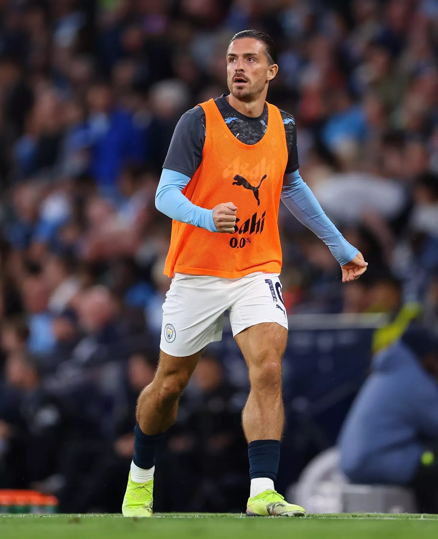 Jack Grealish started just seven times in the Premier League last season. Image: Getty