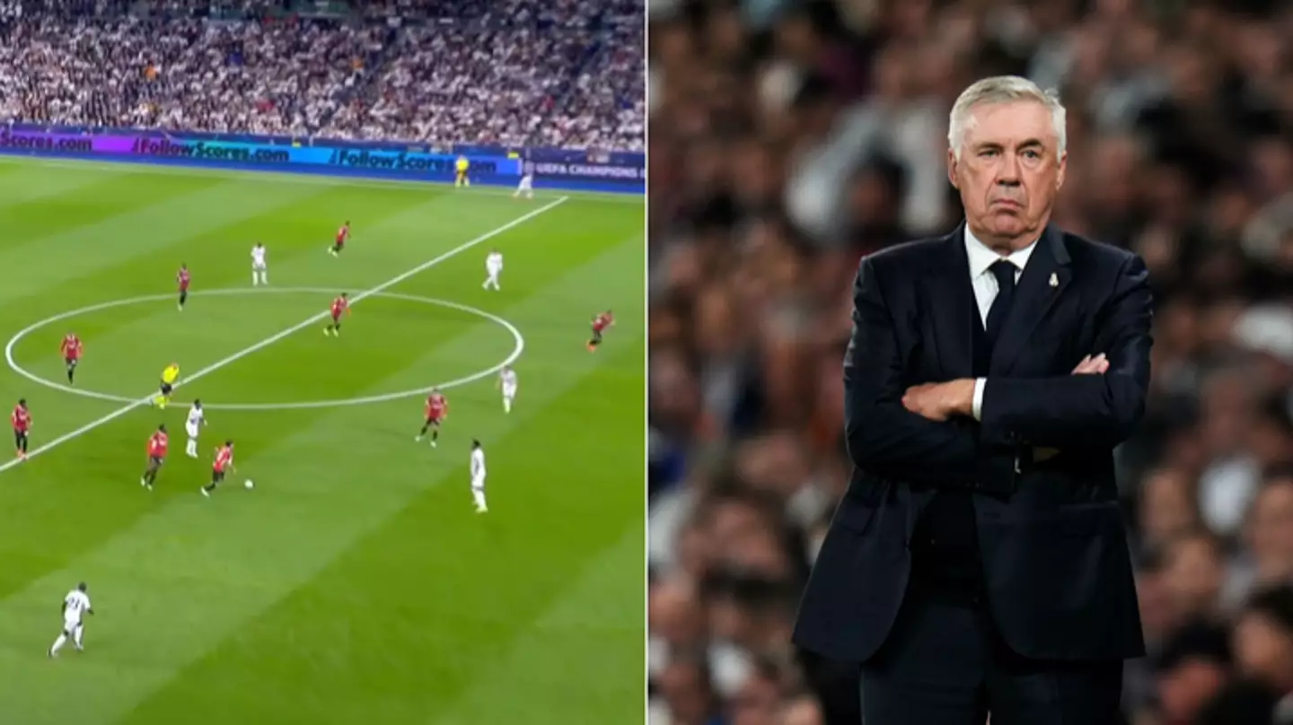 Wife of Real Madrid star hits out at Carlo Ancelotti during shock Champions League defeat to AC Milan