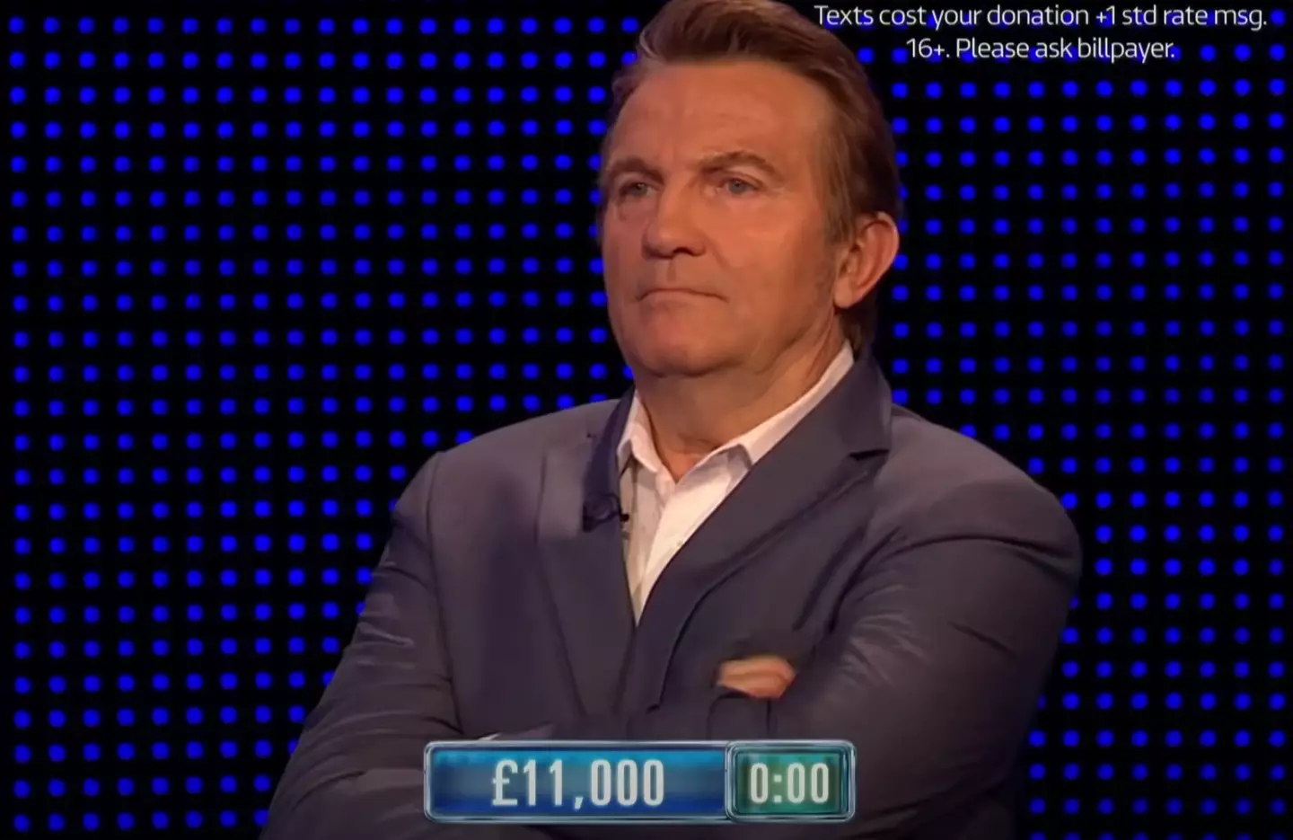 Bradley Walsh couldn't believe what he was seeing (Image: ITV)
