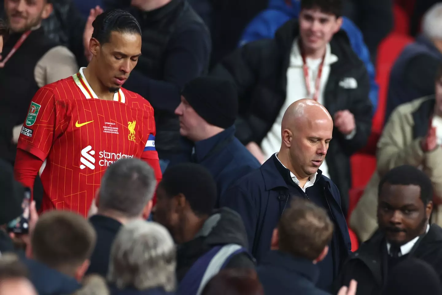 Slot has been praised for his gesture. Image credit: Getty