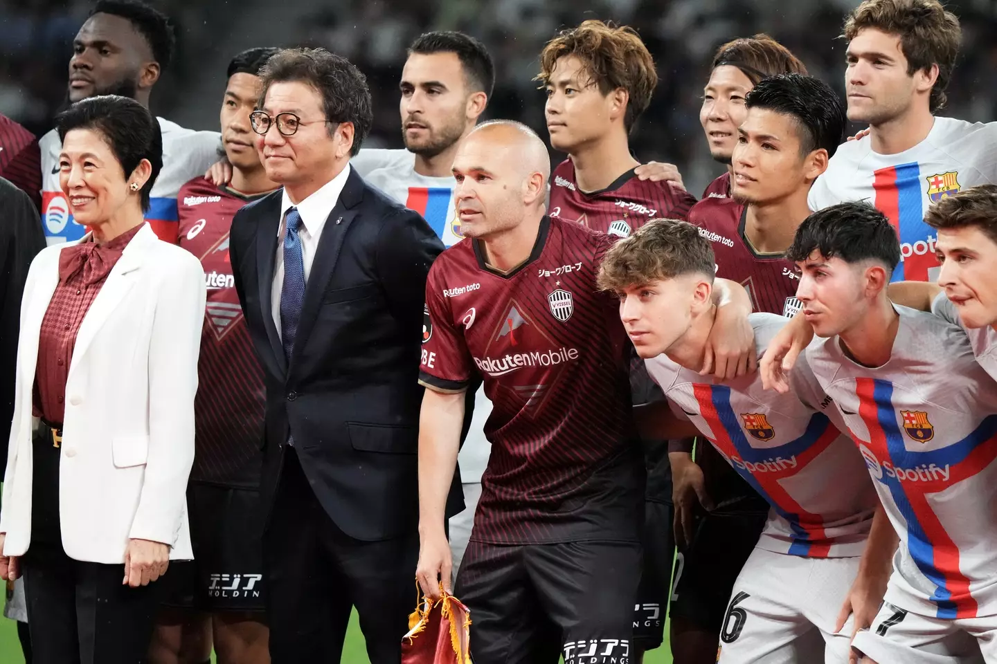 Iniesta recently played against Barcelona in a friendly. Image: Getty