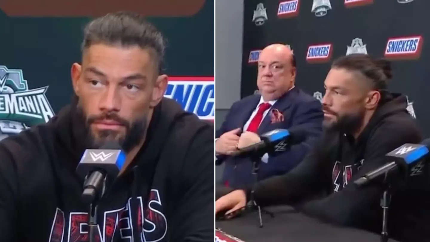 Roman Reigns gets journalist kicked out of WrestleMania press conference after awkward incident