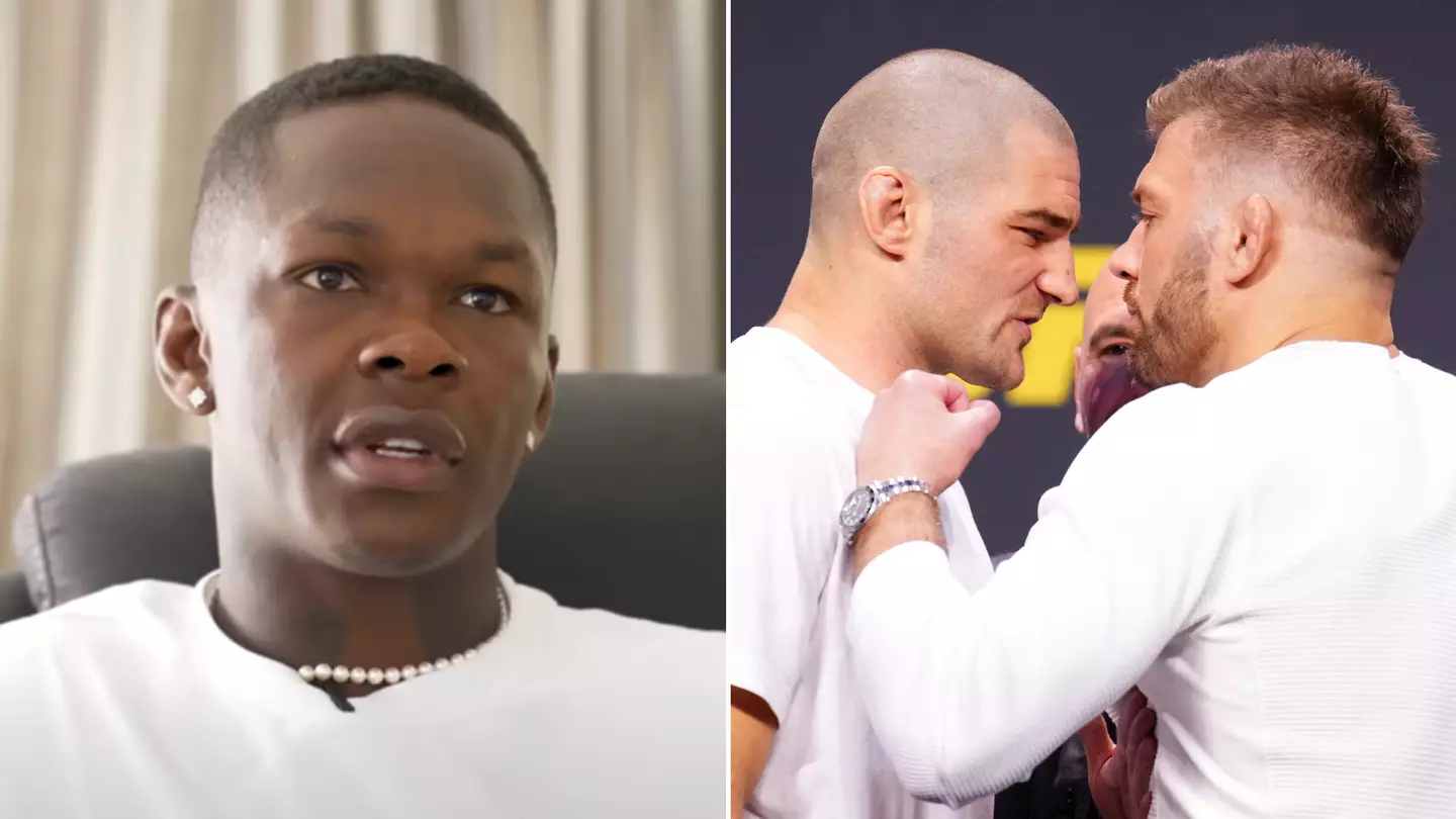 Israel Adesanya gives shock prediction for Sean Strickland vs Dricus Du Plessis at UFC 297