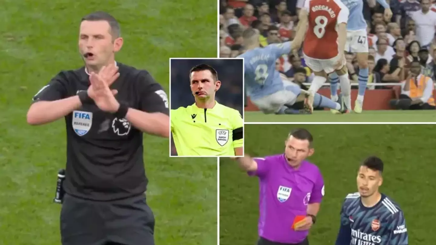Arsenal fans have conspiracy theory over Michael Oliver and Man City after Mateo Kovacic controversy