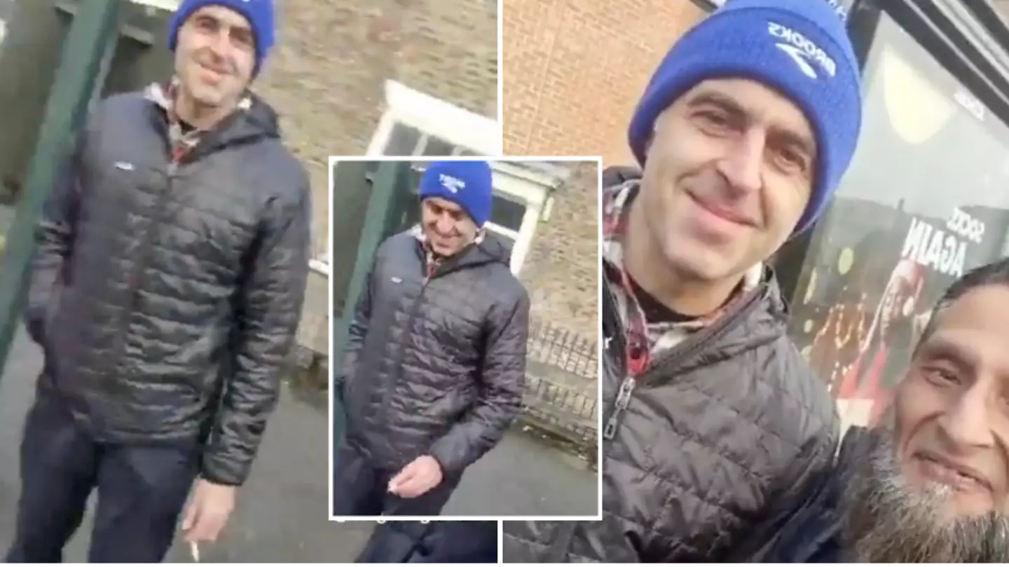Ronnie O'Sullivan spotted at bus stop with cigarette before winning UK championship