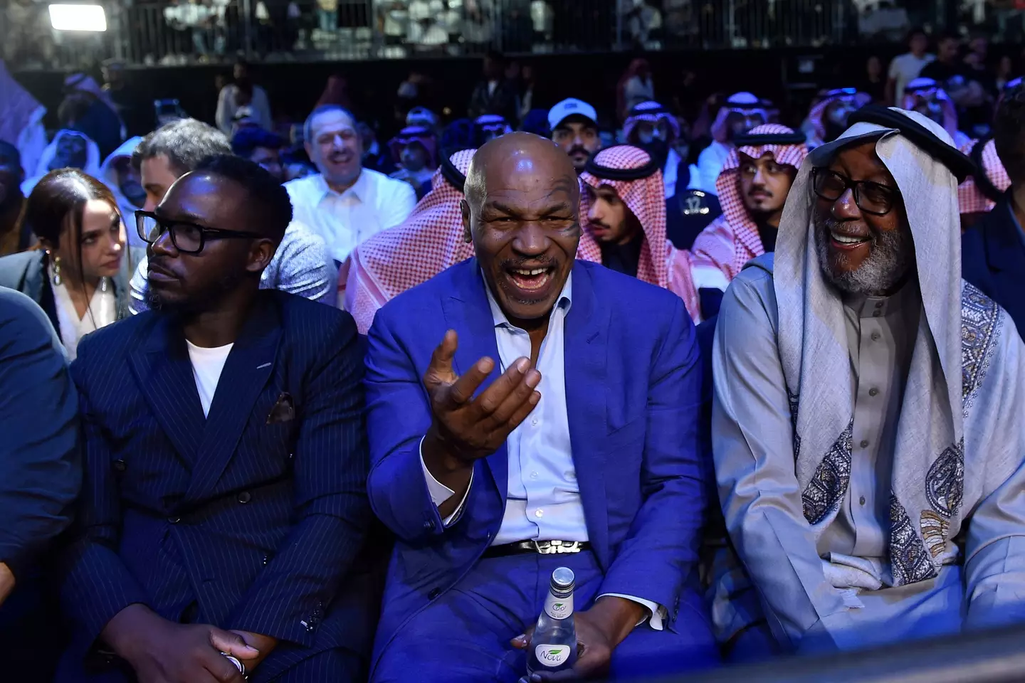 Tyson was in the Middle East to watch Tommy Fury. Image: Alamy