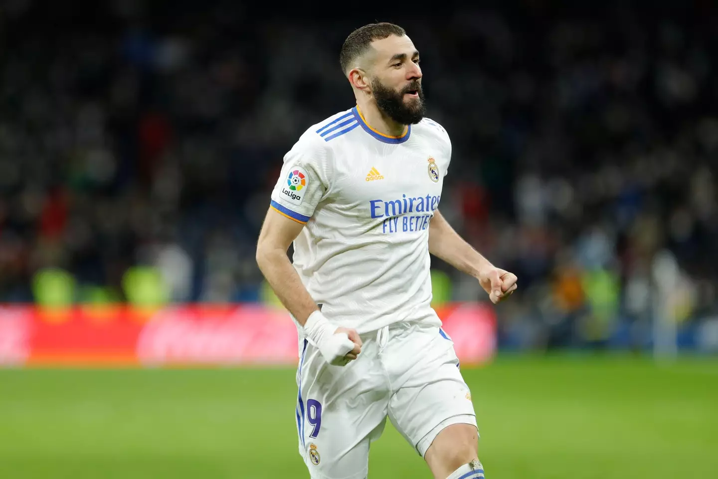 Benzema will come up against Messi in the Champions League (Image: Alamy)