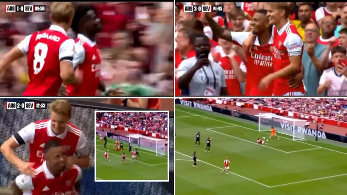 Arsenal Send Message To Rest Of Premier League By Going 4-0 Up Against Sevilla After 19 Minutes