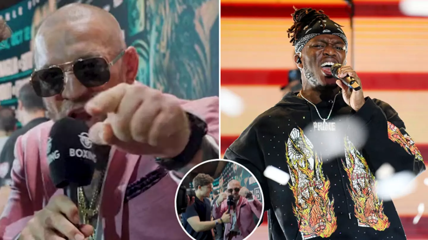 Conor McGregor challenges KSI to boxing match after hearing his “bulls**t” song