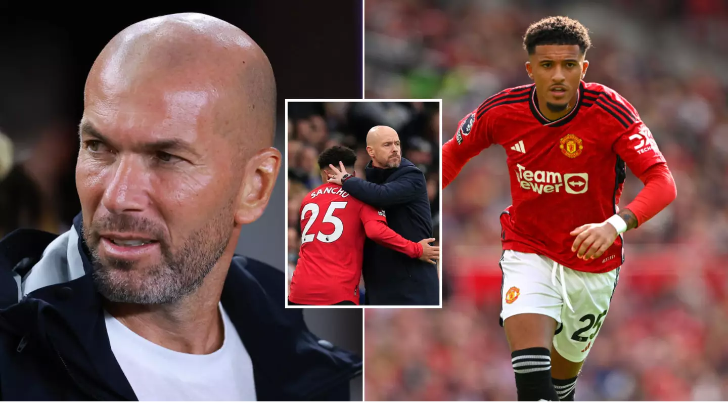 Jadon Sancho given Man Utd lifeline amid Zinedine Zidane links, the France icon is a 'big fan'