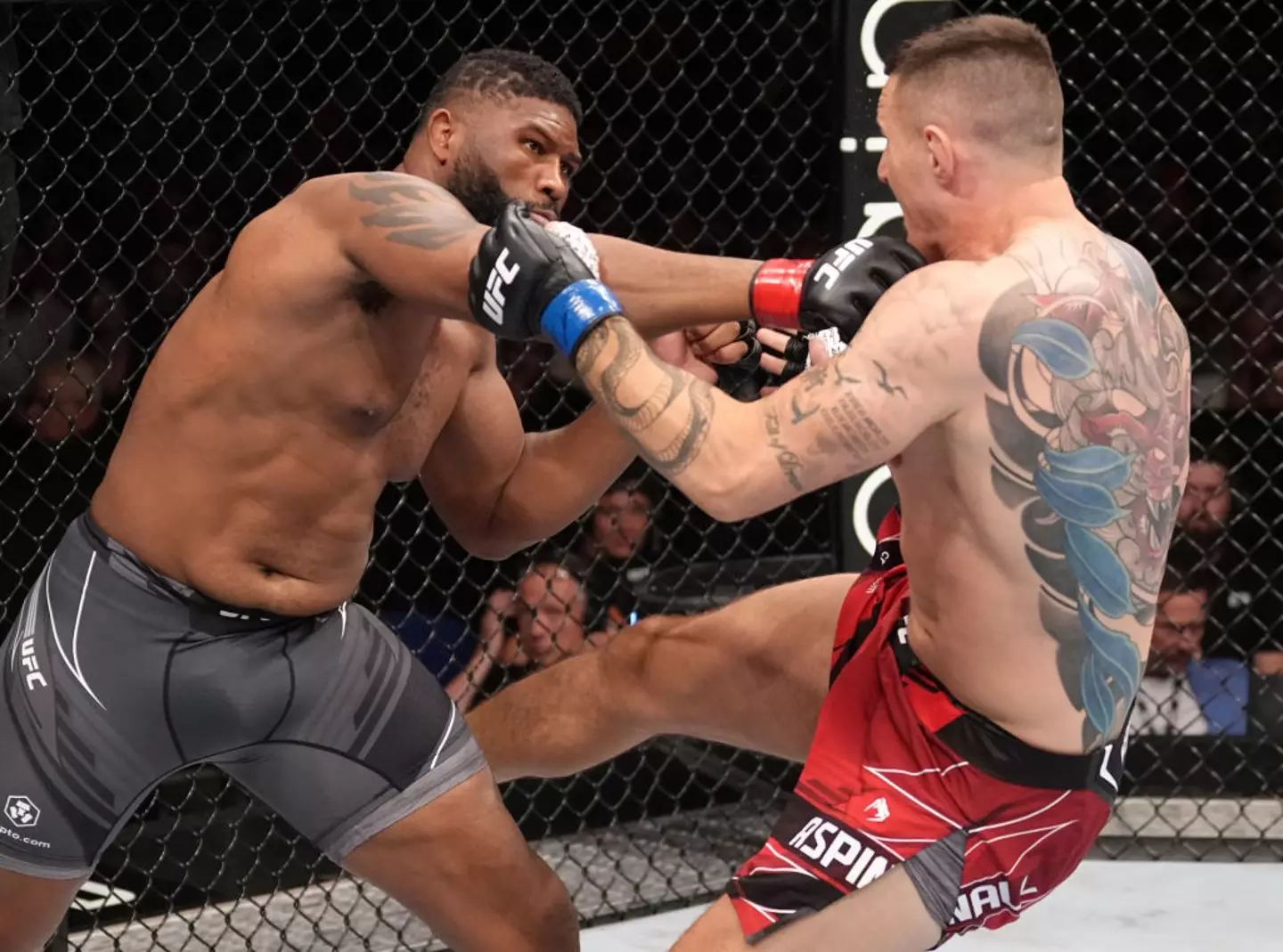Curtis Blaydes is set to take on Tom Aspinall as part of the co-event. (Jeff Bottari/Zuffa LLC)