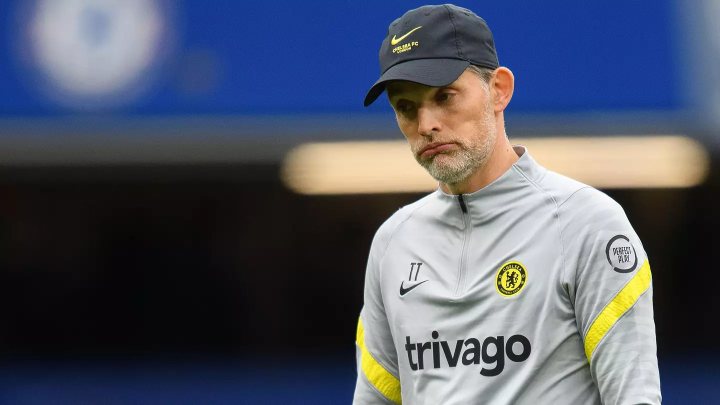 Chelsea Manager Thomas Tuchel during the match at Stamford Bridge. (Alamy)