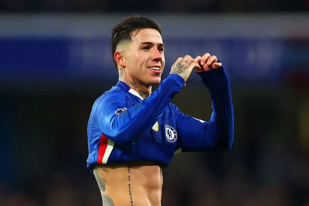 Enzo Fernandez scored a late winner for Chelsea (Credit:Getty)