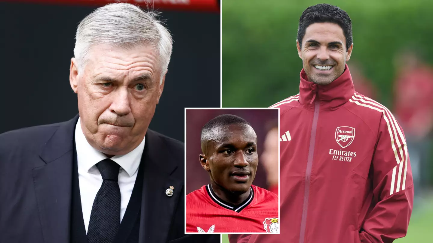 Carlo Ancelotti may help Arsenal pull off £50m deal for Bayer Leverkusen star Moussa Diaby
