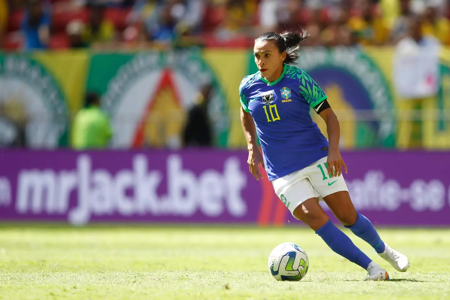 The legendary Marta will play her sixth World Cup tournament. Image: Getty