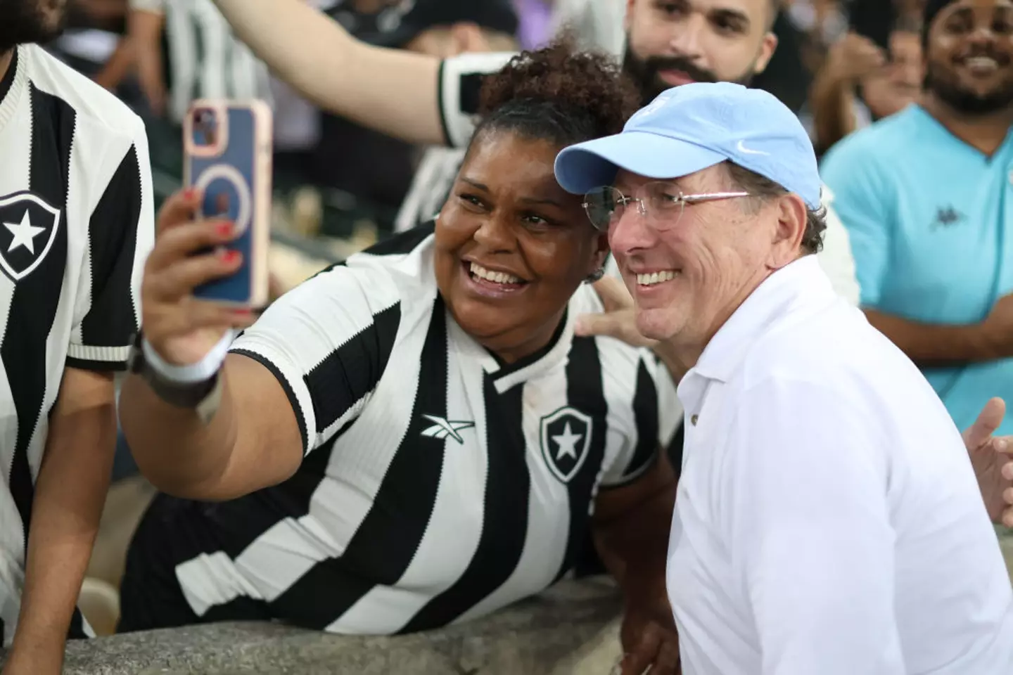 John Textor is often seen supporting each of the team's he currently owns. (Image: Getty)