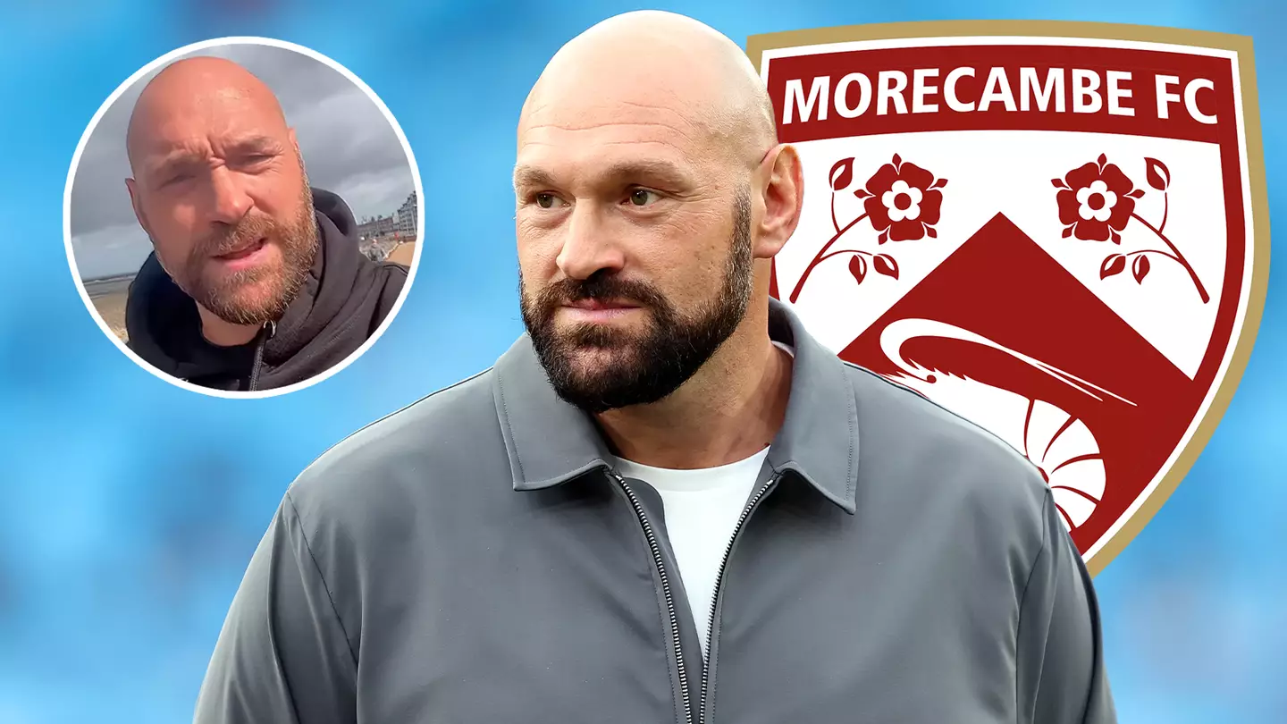 Tyson Fury finally breaks silence as Morecambe FC face 'extinction' and his response speaks volumes