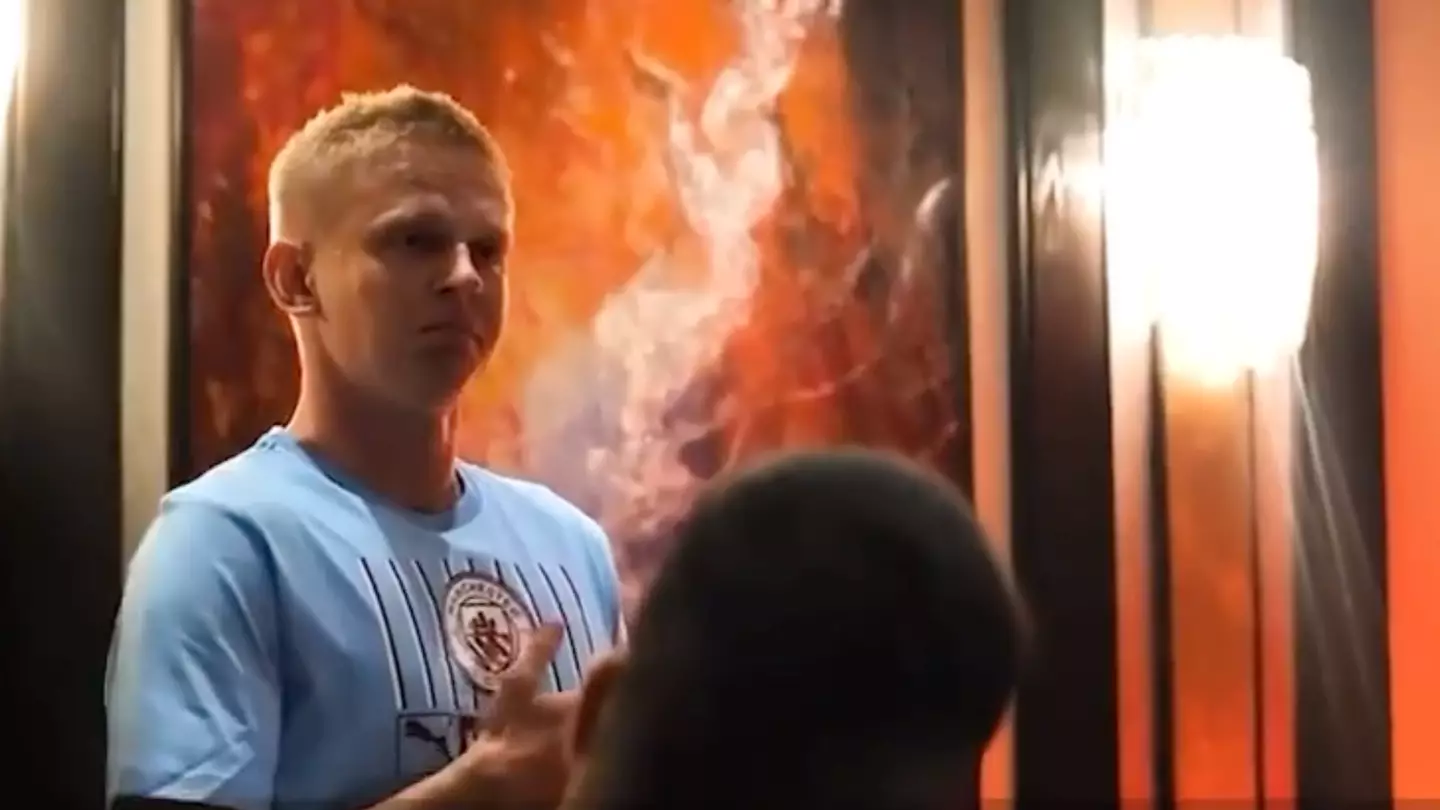 WATCH: Oleksandr Zinchenko Gives Emotional Goodbye Speech To His Manchester City Teammates