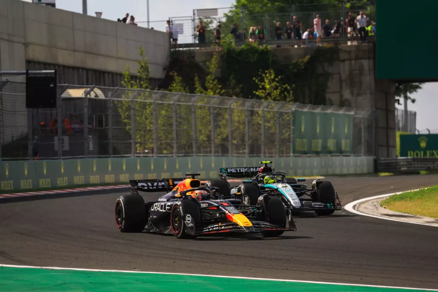 Lewis Hamilton and Max Verstappen have had a number of on-track battles during their F1 careers (Image: Getty)