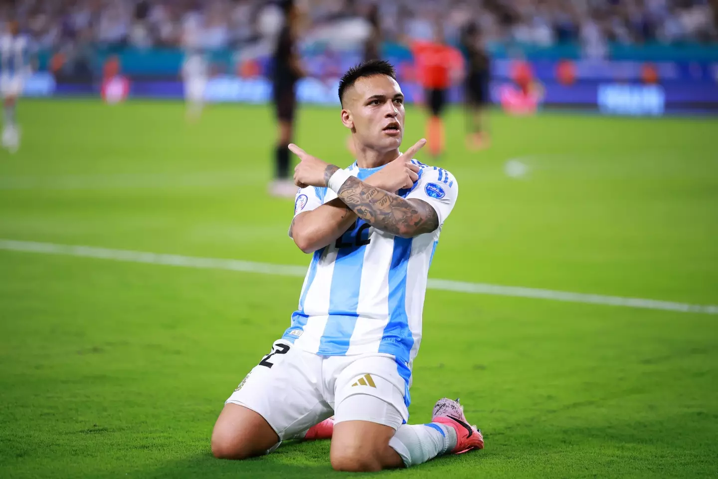 Martinez scored the winner in the Copa America final (Getty)