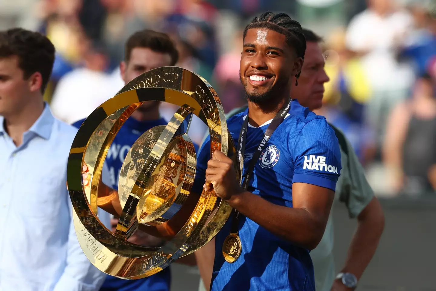 Andrey Santos helped Chelsea win the Club World Cup. Image: Getty