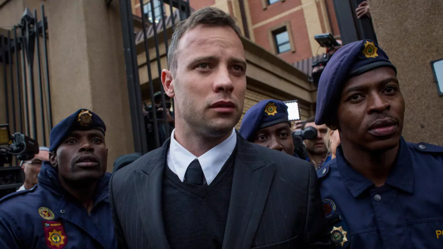 Oscar Pistorius makes first public appearance at sports event since being released from prison