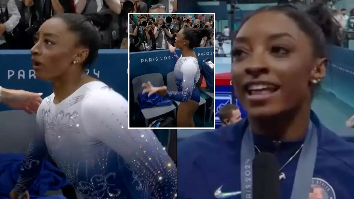 Simone Biles speaks out after being furious at crowd when she missed out on gold medal