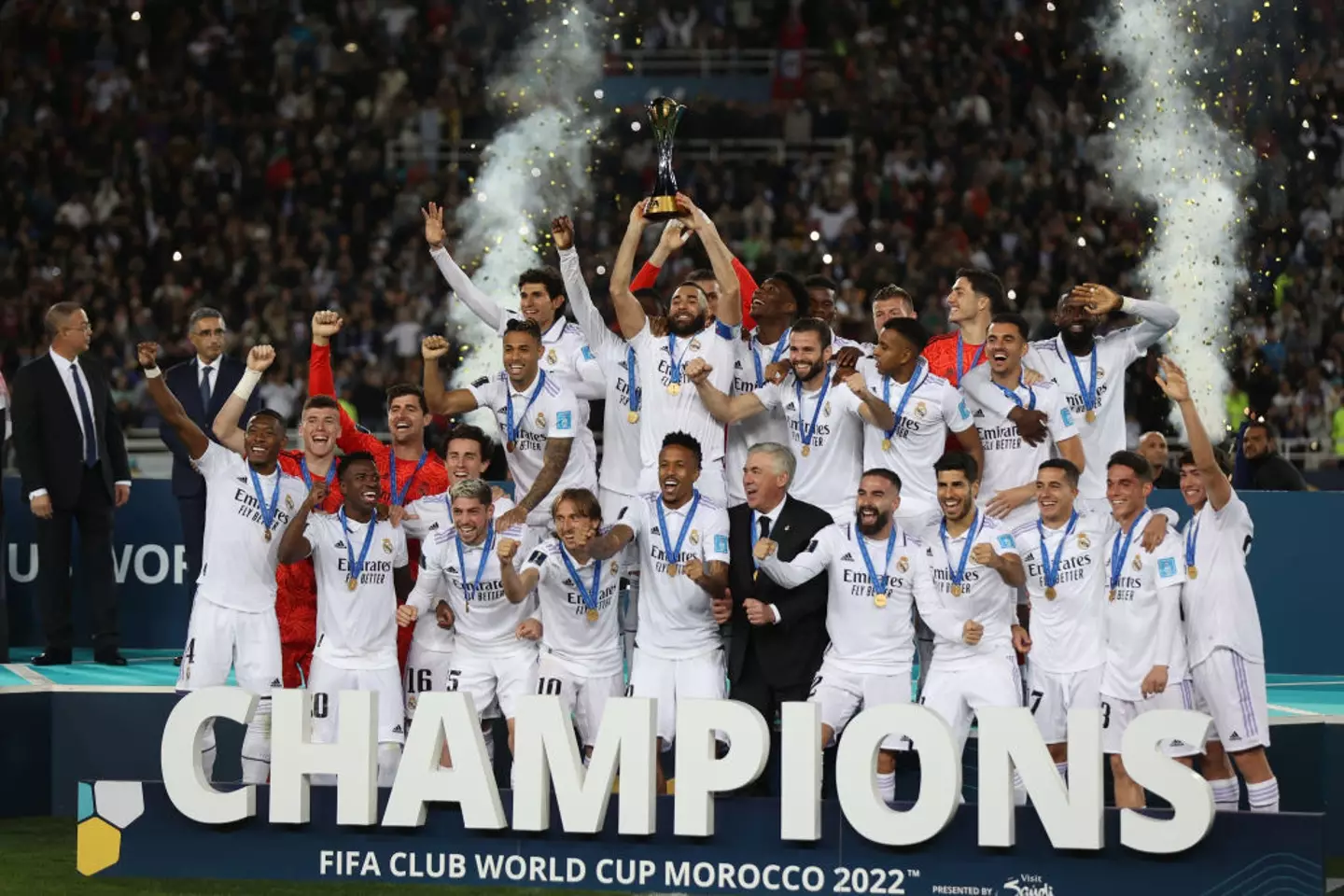 Real Madrid won the Club World Cup for the fifth time in 2022 (Image: Getty)
