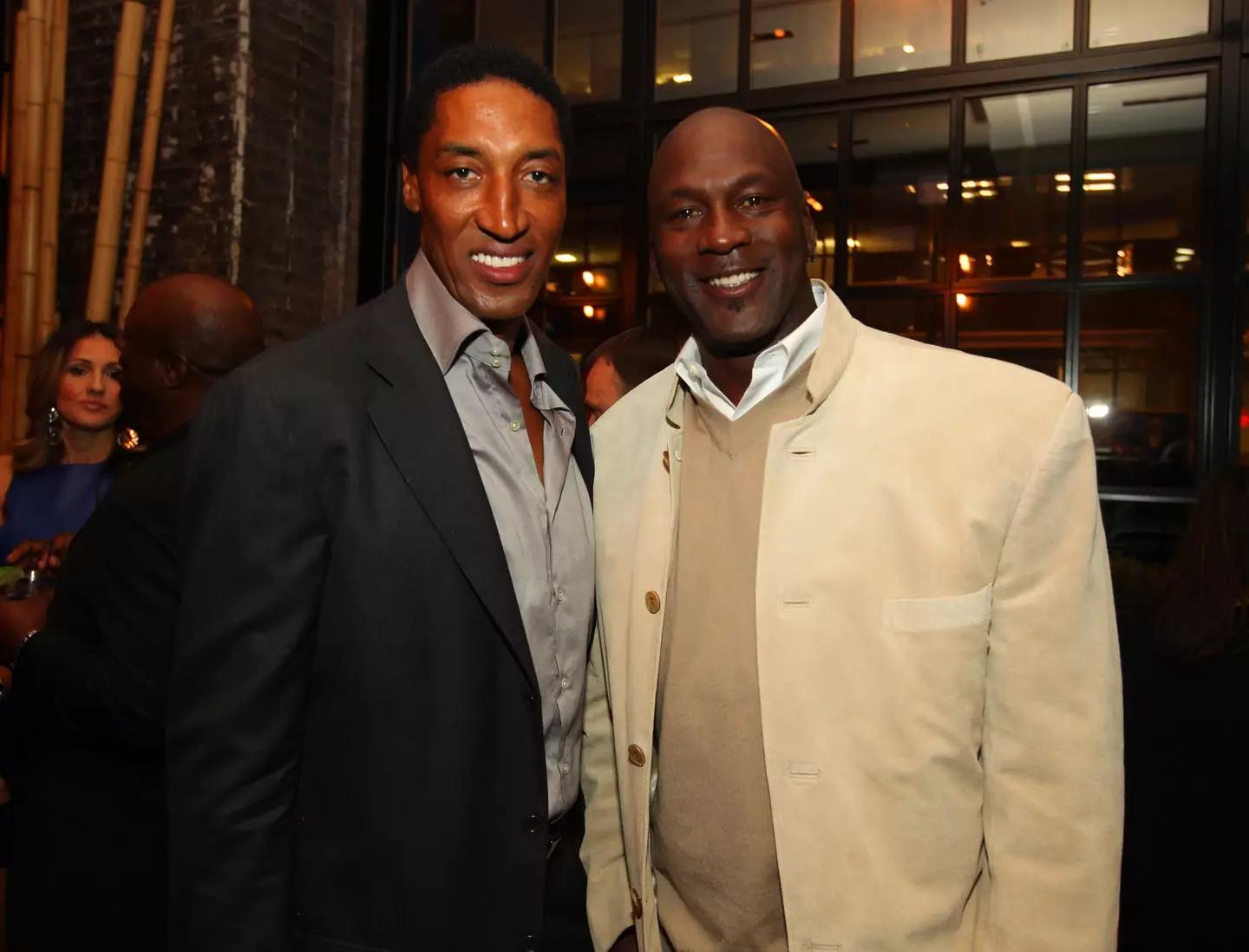 Michael Jordan and Scottie Pippen are no longer on great terms. Image: Getty