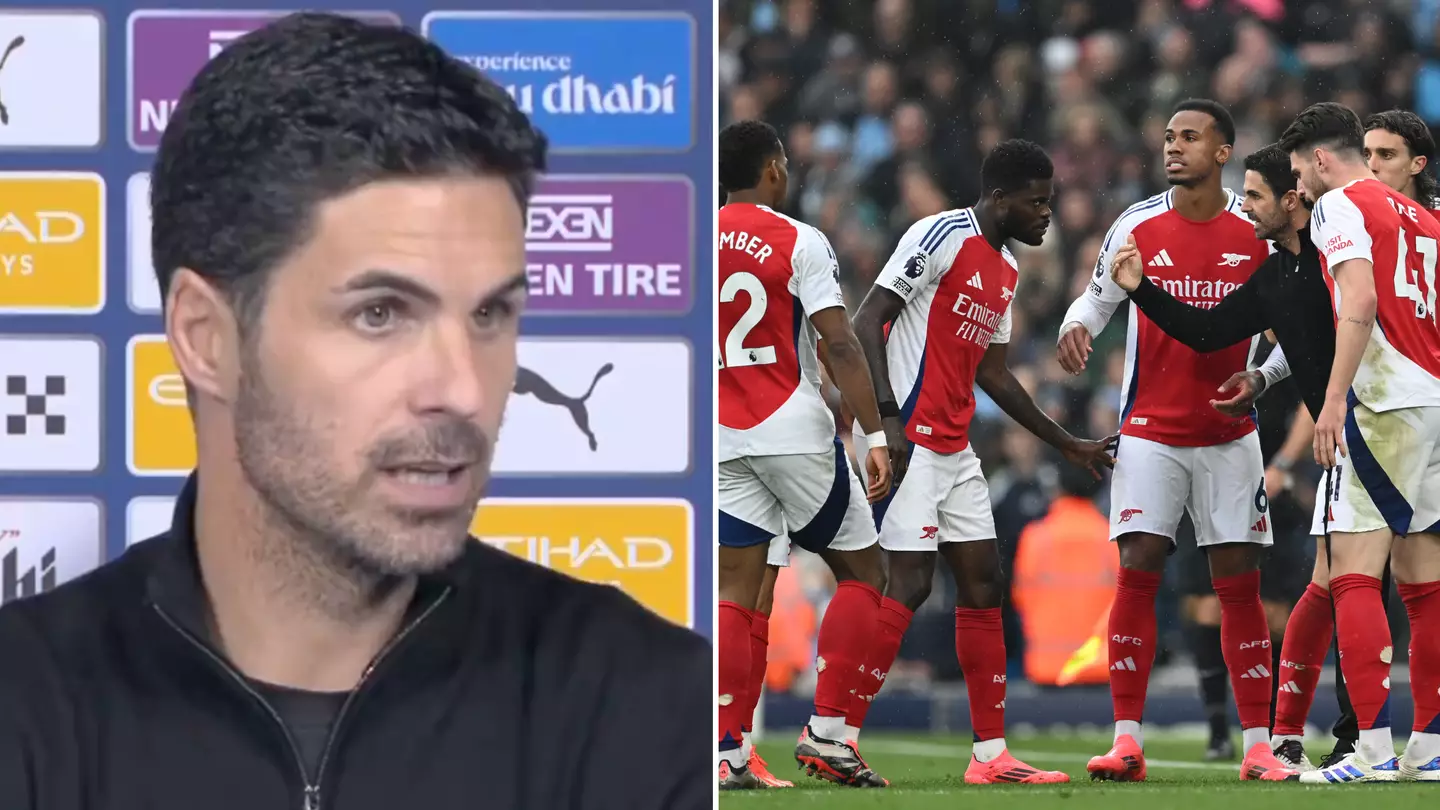 Mikel Arteta reveals the Arsenal player who insisted on playing in Man City draw despite having an injury