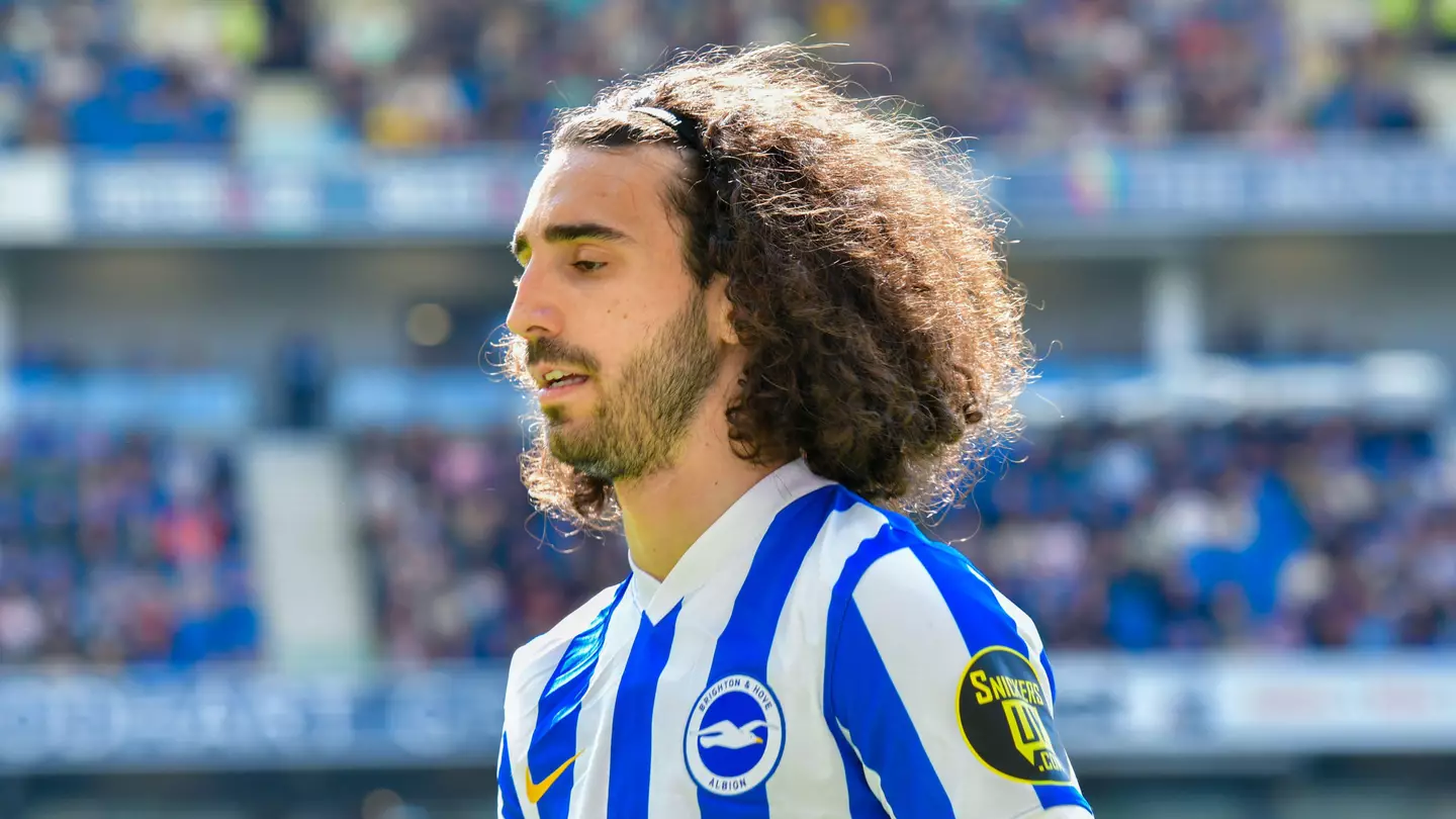 Marc Cucurella in action for Brighton