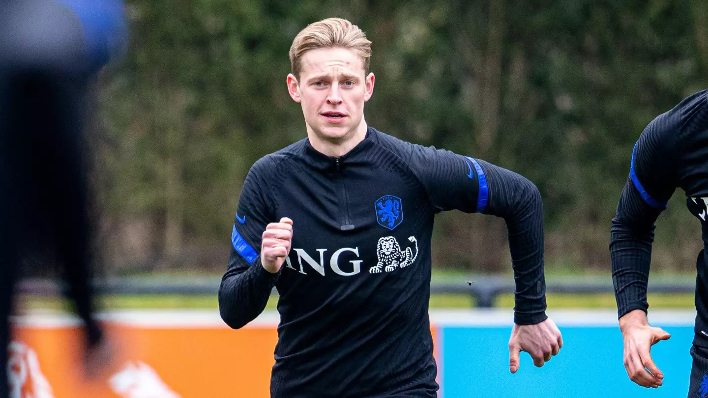 Frenkie de Jong of Barcelona. (Alamy)