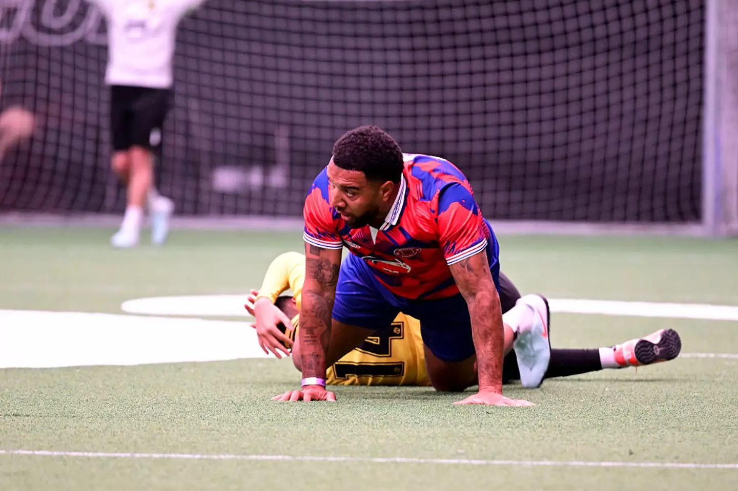 Troy Deeney failed to impress on his Baller League debut. (Image: Getty)