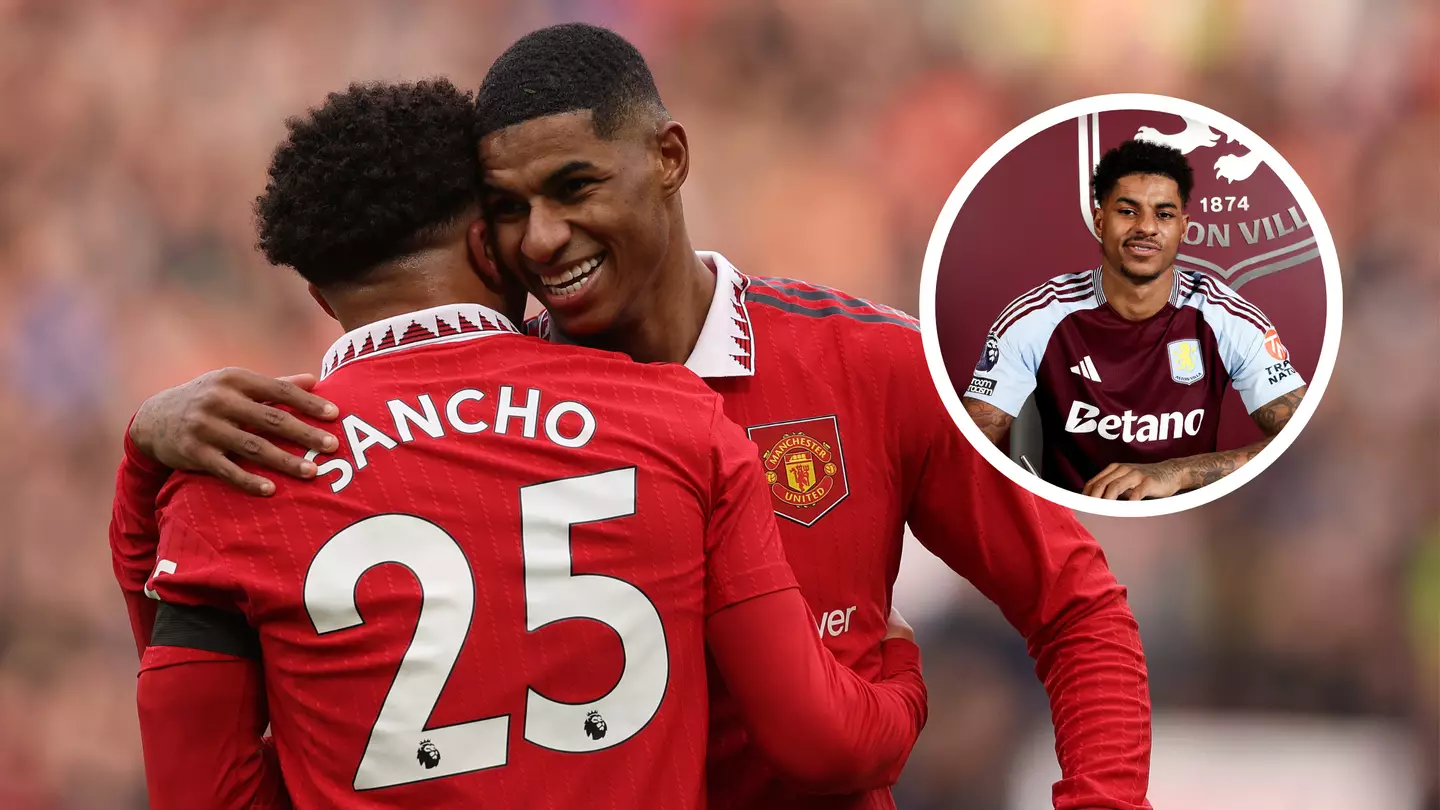 Jadon Sancho reacts to Marcus Rashford's goodbye message to Man Utd as Aston Villa loan move confirmed