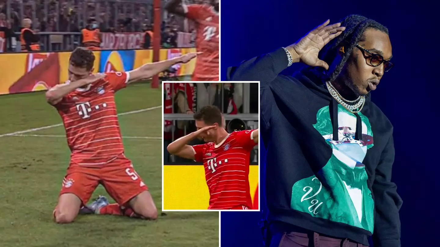 Fans are convinced Benjamin Pavard paid tribute to Takeoff with his celebration vs Inter Milan