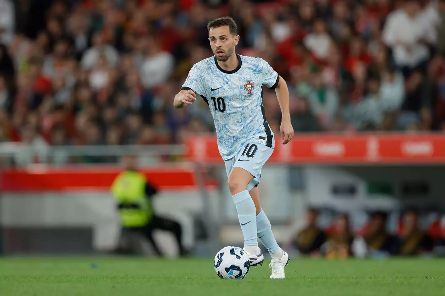 Bernardo Silva in action for Portugal. Image: Getty