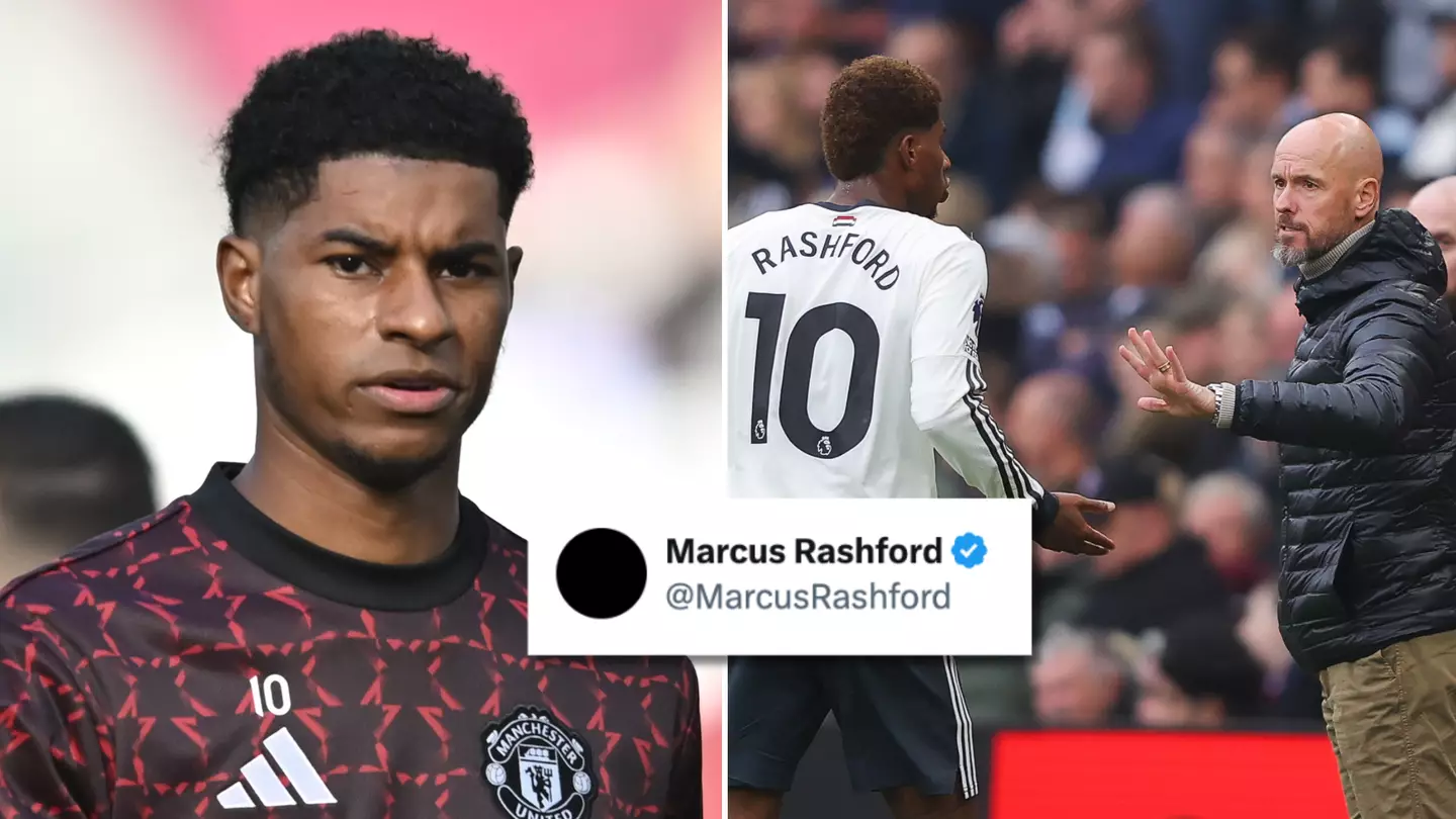 Marcus Rashford breaks social media silence after Erik ten Hag's sacking but it's not what Man Utd fans expected