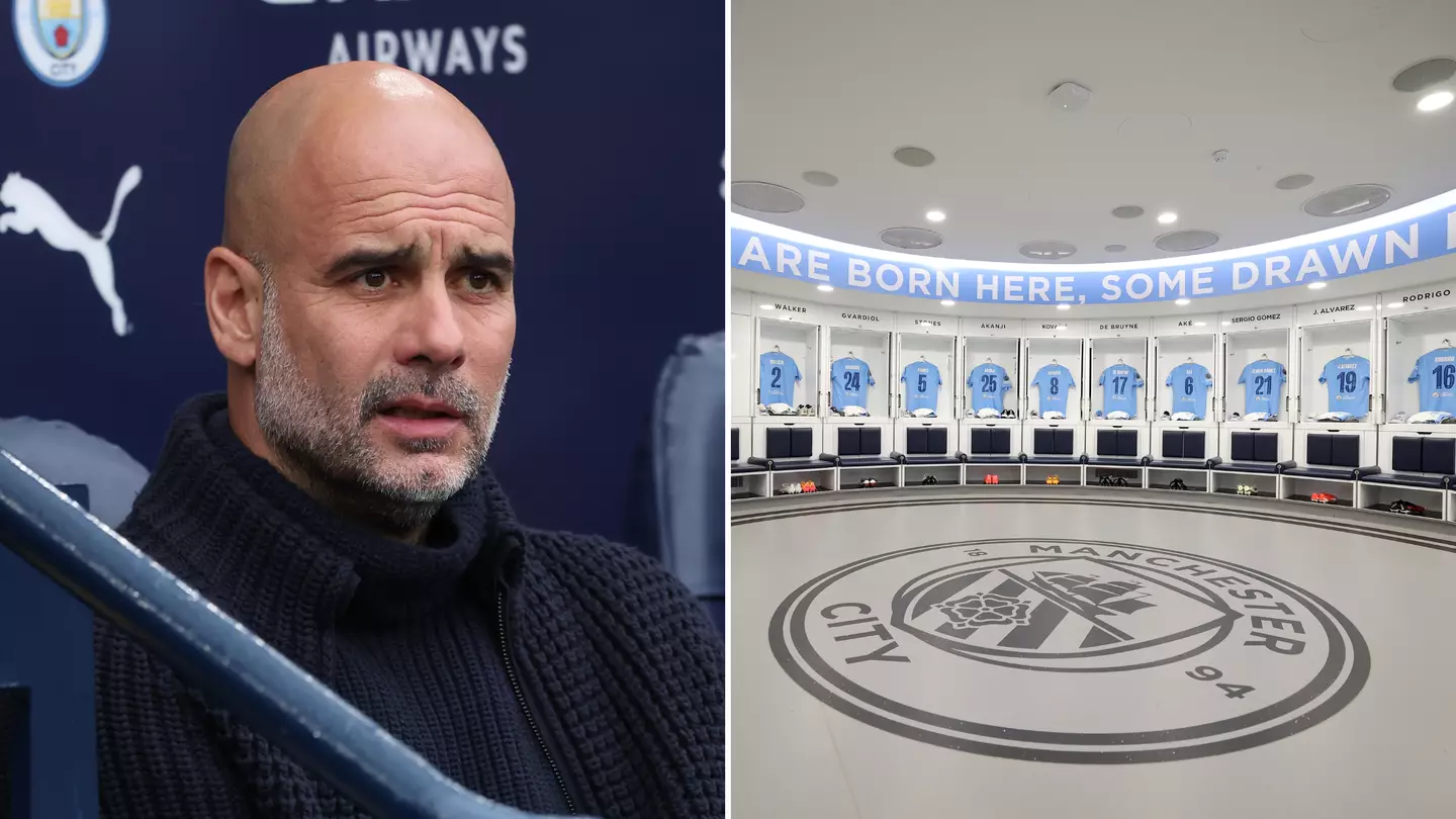 One of Pep Guardiola's former players came into the dressing room after Man City's record-breaking win yesterday