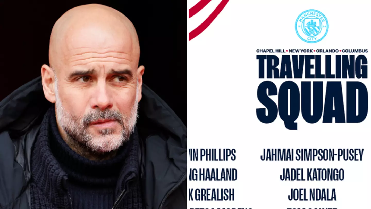 Man City have taken a 20-year-old 'trialist' on their pre-season tour of the United States