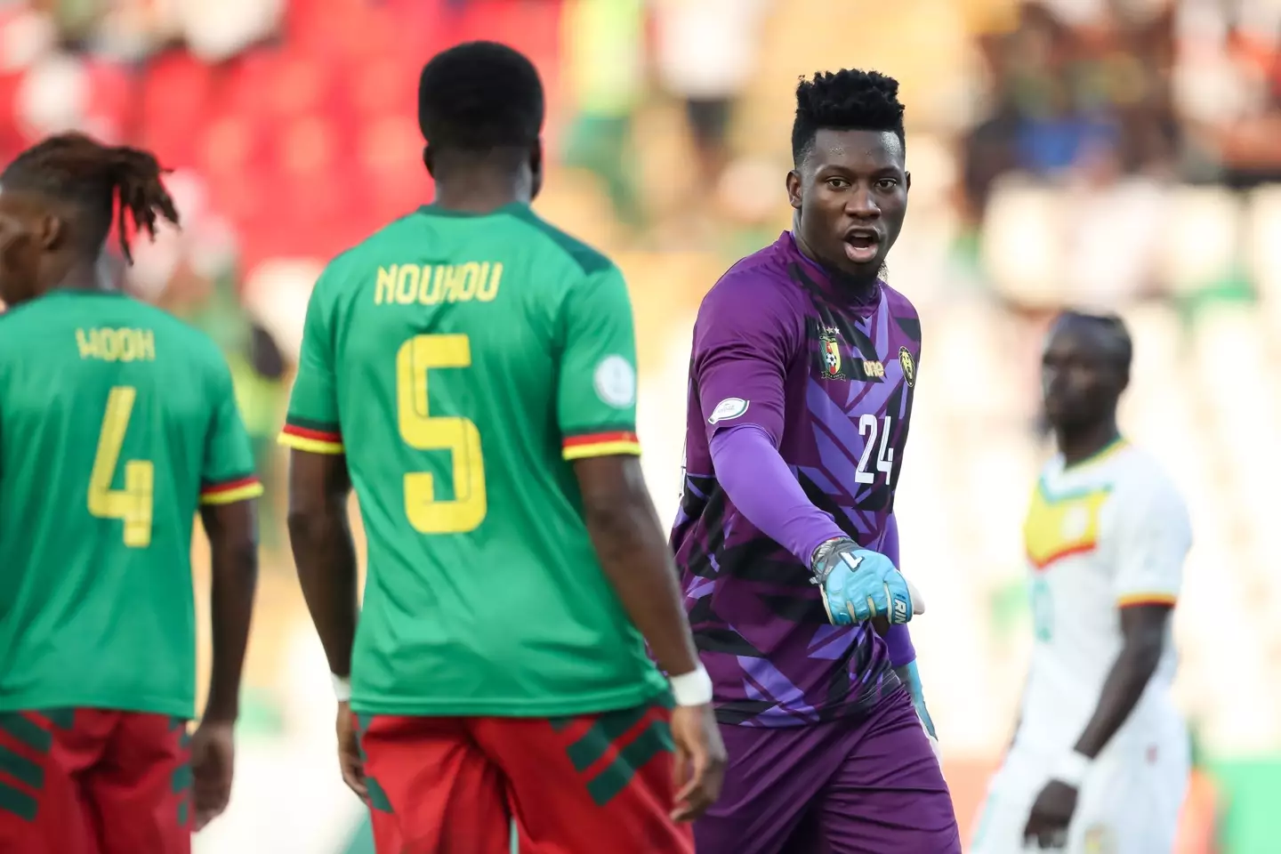 Onana during the game against Senegal. (Image