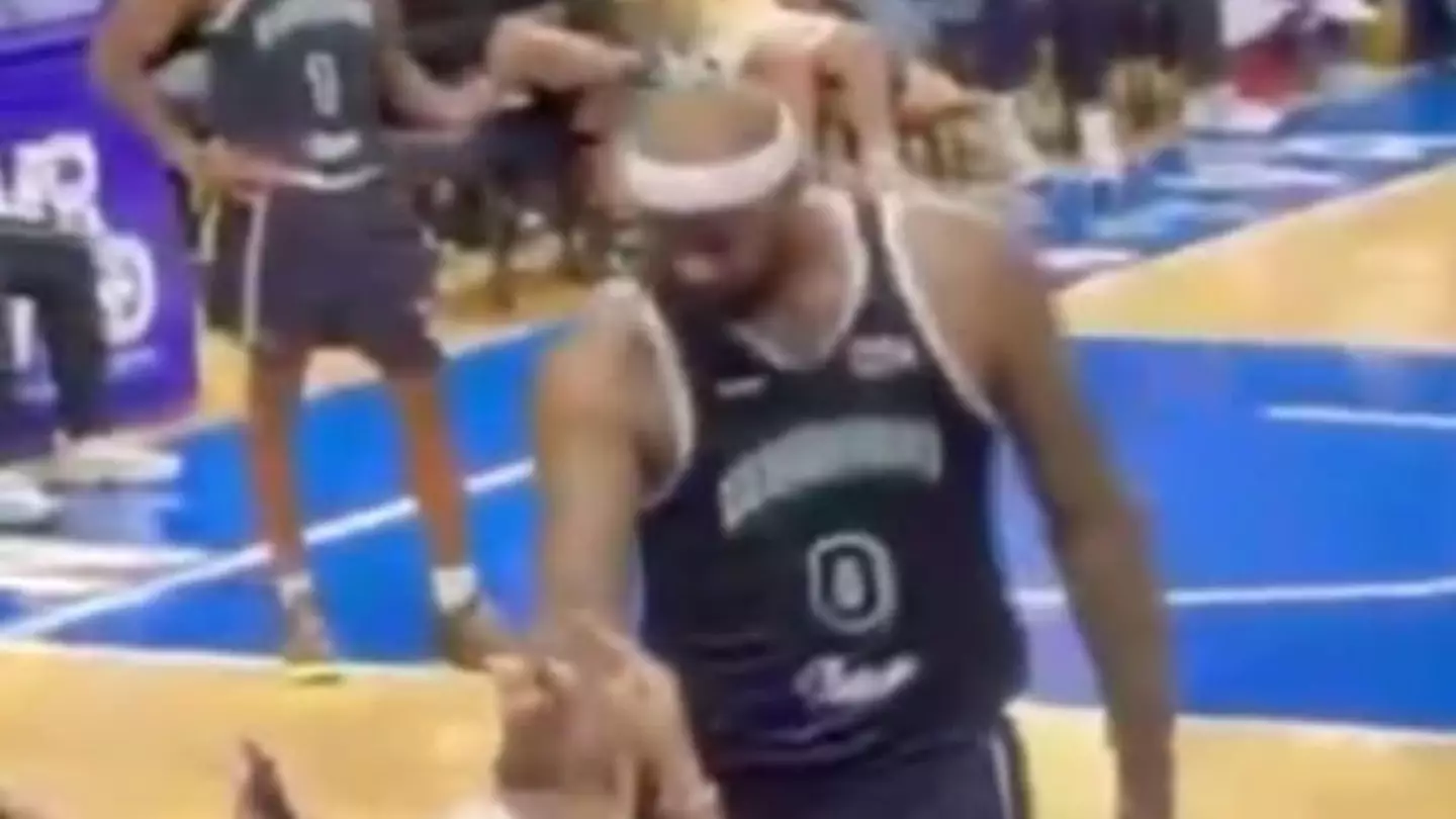 Ex-NBA star handed immediate punishment after wild 'ball-scratching' incident involving fan